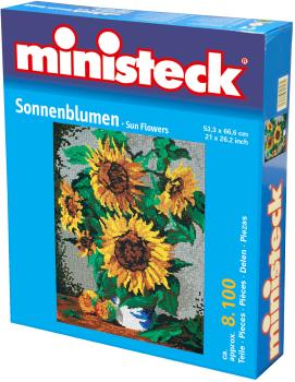 ministeck das ORIGINAL - Sonnenblumen in der Vase XXL-Box