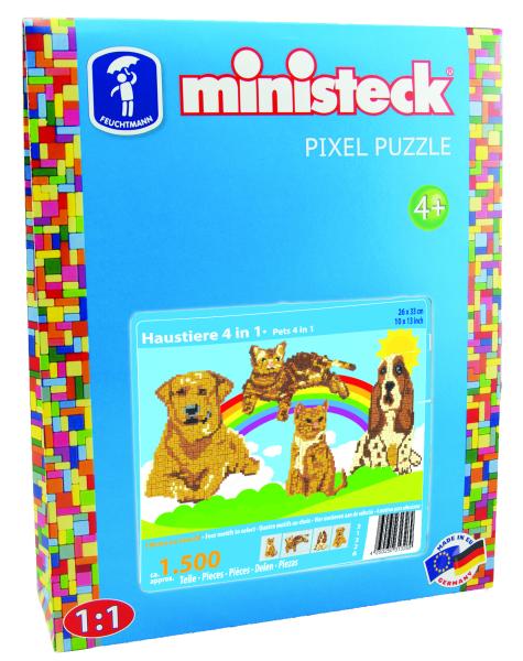 ministeck das ORIGINAL - Haustiere 4in1