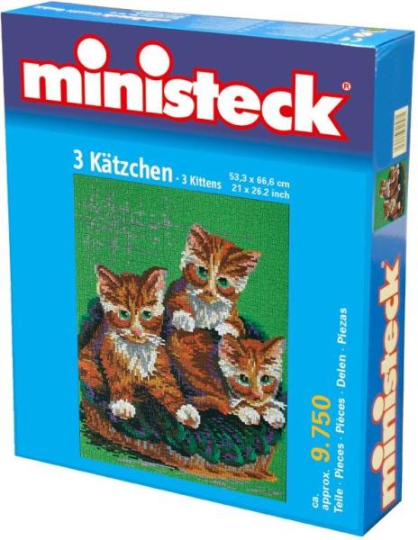 ministeck das ORIGINAL - 3 Kätzchen XXL-Box